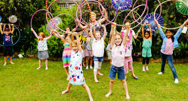 дети в парке