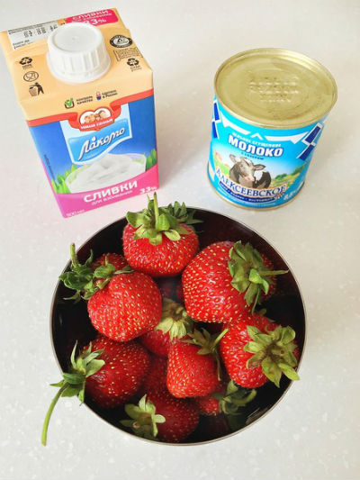 ингредиенты для мороженого