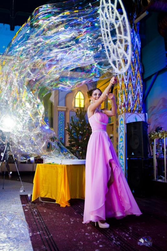 Шоу мыльных пузырей