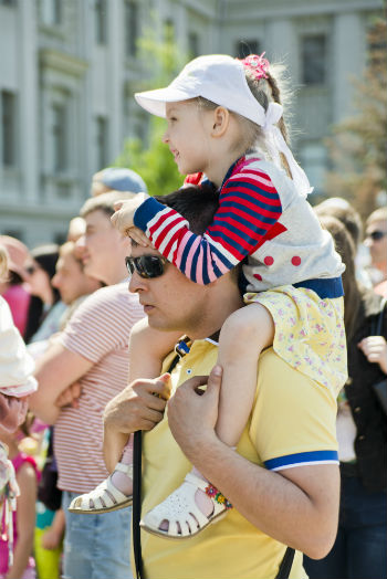 Папа и дочь