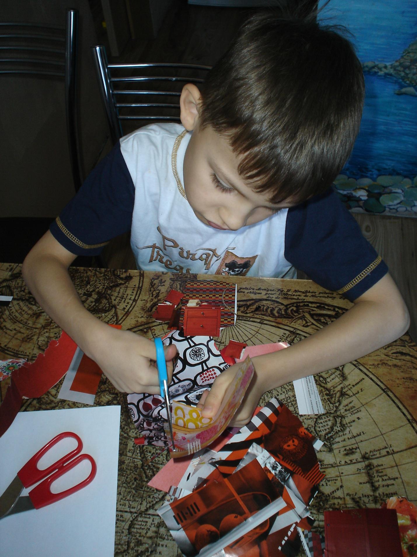 Процесс создания коллажа