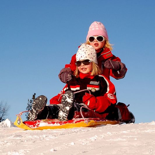 Катание на санках