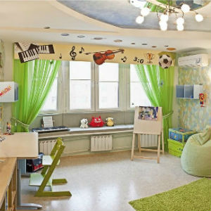 Зонирование детской комнаты